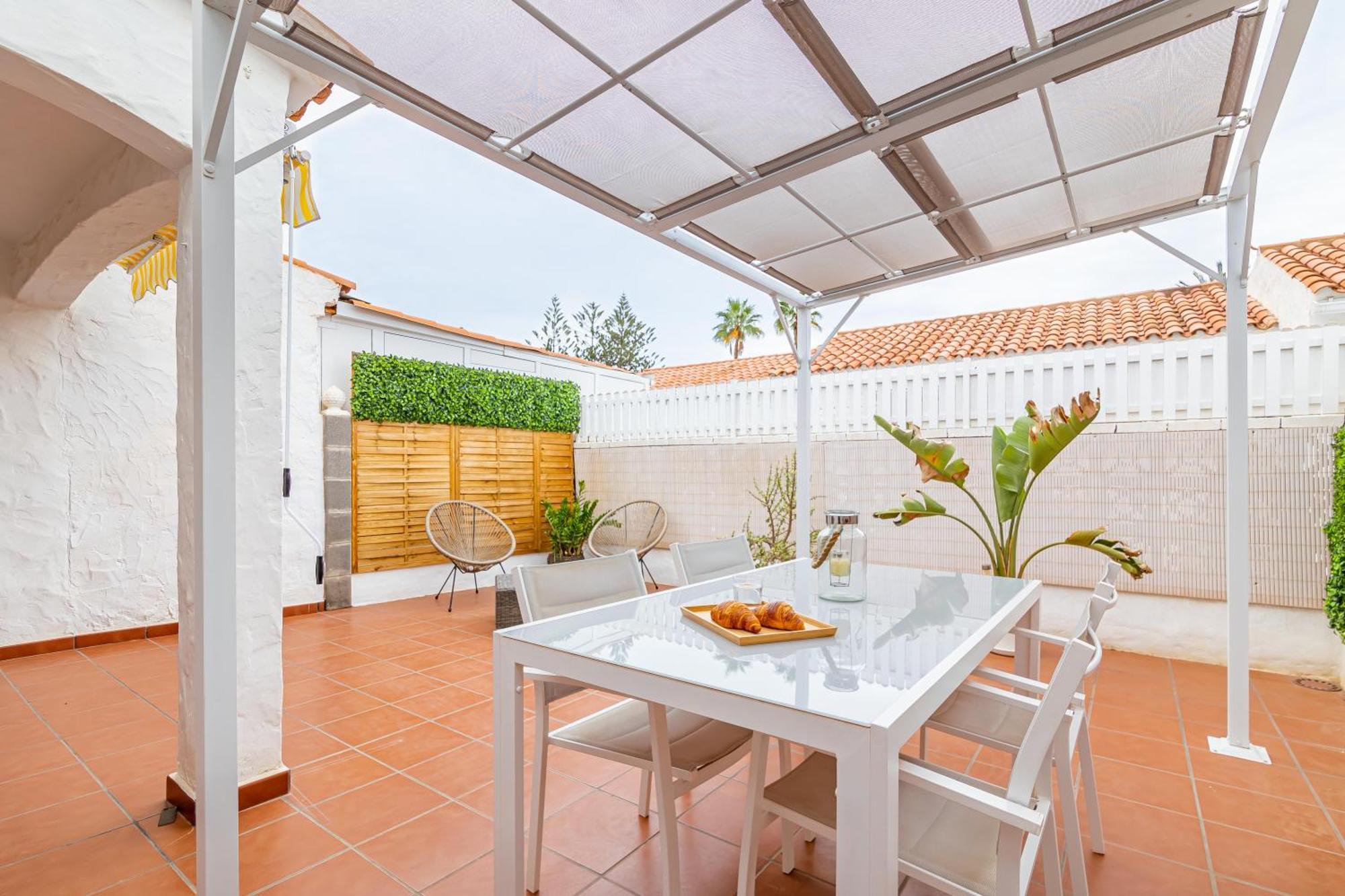 Canarian Holiday Home - Sunset Bungalow In Playa Del Ingles San Bartolomé エクステリア 写真
